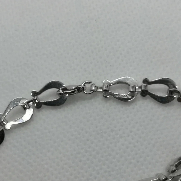 Sterling  silver charm bracelet - Picture 2 of 4